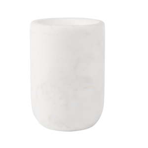 Bílá mramorová váza Zuiver Cup