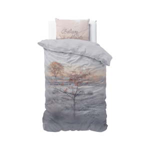 Bavlněné povlečení na jednolůžko Sleeptime Dream Tree, 140 x 220 cm