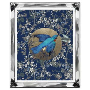 Nástěnný obraz JohnsonStyle The Blue Bird, 51 x 61 cm