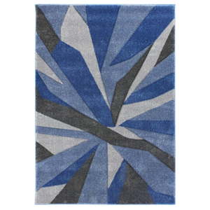 Modrošedý koberec Flair Rugs Shatter Blue Grey, 80 x 150 cm