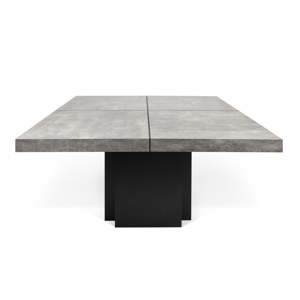 Jídelní stůl s dekorem betonu TemaHome Dusk, délka 150 cm