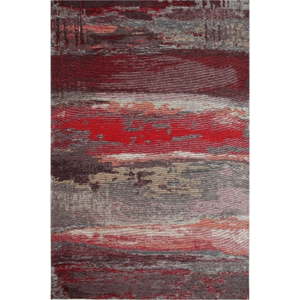 Koberec Eco Rugs Red Abstract, 120 x 180 cm