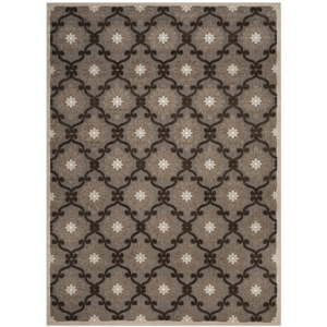 Hnědý koberec vhodný i na venkovní použití Safavieh Newburry, 231 x 160 cm