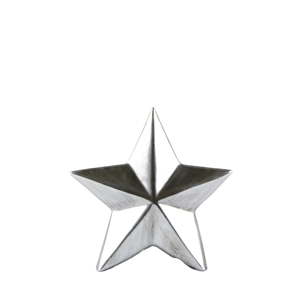 Dekorativní soška KJ Collection Star Silver, výška 12 cm