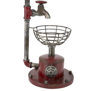 Industriální kovová stolní lampa Mauro Ferretti