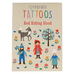 Sada tetování s motivem Červené Karkulky Rex London Red Riding Hood