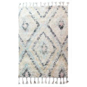 Světle béžový ručně tkaný koberec Flair Rugs Navajo, 160 x 230 cm