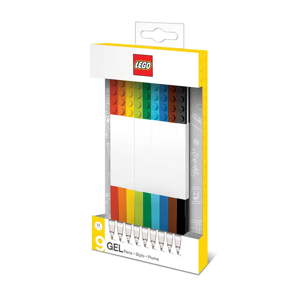 Sada 9 gelových propisek LEGO® Pyramid