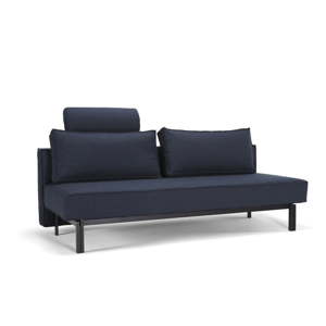 Tmavě modrá rozkládací pohovka Innovation Sly Sofa Bed Mixed Dance Blue