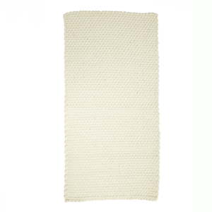 Bílý koberec Simla Simple, 140 x 70 cm