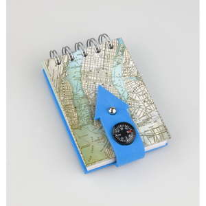 Poznámkový bloček Thinking gifts Compass Notes New York