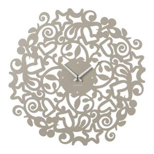 Béžové nástěnné hodiny Brandani Abbracci, ⌀ 40 cm