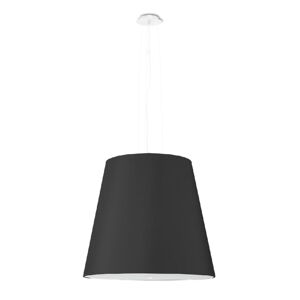 Černé závěsné svítidlo se skleněným stínidlem ø 50 cm Tresco - Nice Lamps