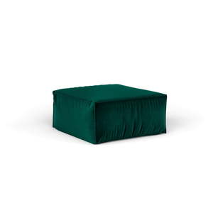 Tmavě zelený puf Cosmopolitan Design Florida, 65 x 65 cm