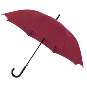 Vínově červený holový deštník Ambiance Leona, ⌀ 103 cm