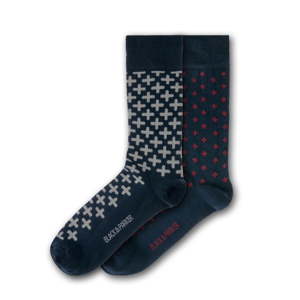 Sada 2 párů ponožek Black&Parker London Frogmore, velikost 37 – 43