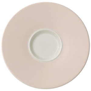 Růžový porcelánový podšálek Villeroy & Boch Caffé Club, 17 cm
