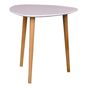 Bílý odkládací stolek House Nordic Genova, výška 47,5 cm