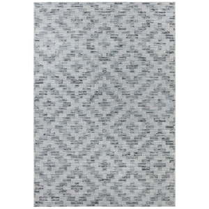 Modro-šedý koberec vhodný do exteriéru Elle Decor Curious Creil, 154 x 230 cm