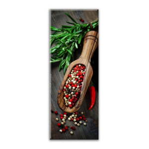 Obraz Styler Glasspik Kitchen Pepper Spoon, 30 x 80 cm