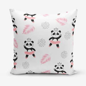 Povlak na polštář s příměsí bavlny Minimalist Cushion Covers Panda, 45 x 45 cm
