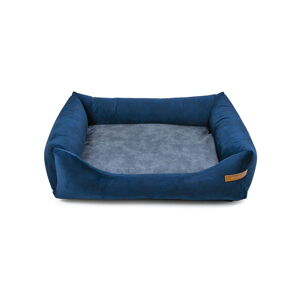 Modrý/tmavě šedý pelíšek pro psa 75x85 cm SoftBED Eco – Rexproduct