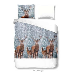 Povlečení na dvoulůžko z bavlny Good Morning Deer, 200 x 200 cm