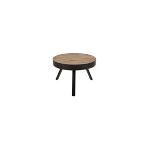 Konferenční stolek z recyklovaného teakového dřeva White Label Suri, Ø 58 cm