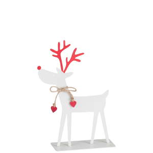 Vánoční kovová soška J-Line Reindeer
