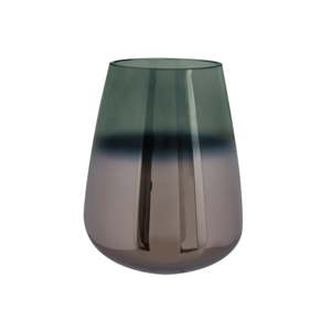 Zelená skleněná váza PT LIVING Oiled, výška 23 cm
