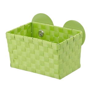 Zelený košík s přísavkou Wenko Fermo
