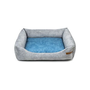 Modro-světle šedý pelíšek pro psa 85x105 cm SoftBED Eco XL – Rexproduct