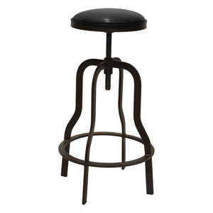Tmavě hnědá barová stolička RGE Vergas, výška 66 cm