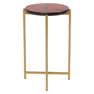 Odkládací stolek ve zlaté barvě Kare Design Lagoon, ⌀ 29 cm