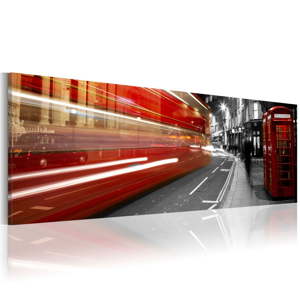 Obraz na plátně Artgeist London Rush Hour, 120 x 40 cm