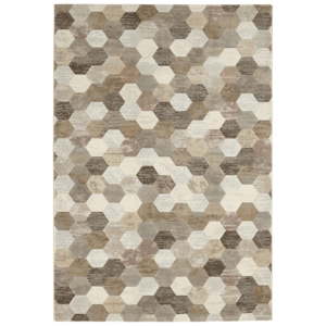 Hnědo-krémový koberec Elle Decor Arty Manosque, 200 x 290 cm