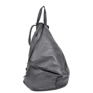 Černý dámský kožený batoh Isabella Rhea Tonny