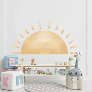 Dětská samolepka na zeď 140x60 cm Watercolor Sun – Ambiance