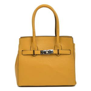 Žlutá dámská kožená kabelka Sofia Cardoni Neapol