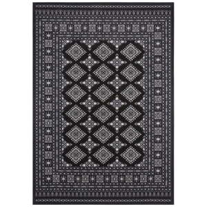 Černý koberec Nouristan Sao Buchara, 200 x 290 cm