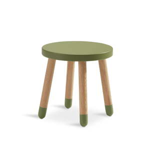 Zelená dětská stolička Flexa Play, ø 30 cm
