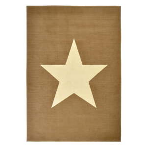 Dětský hnědý koberec Hanse Home Star, 140 x 200 cm