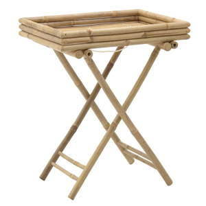 Bambusový stolek s tácem InArt Bamboo