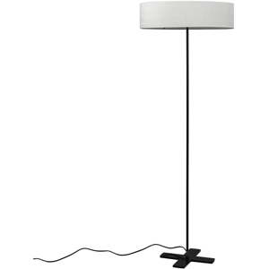 Bílá stojací lampa Bulb Attack Ocho Slim, ⌀ 50 cm