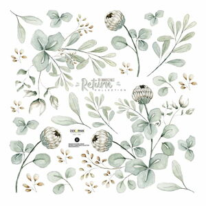 Set nástěnných samolepek Dekornik Meadow Flowers Miniset
