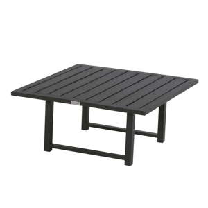 Černý zahradní stolek Hartman Tim, 90 x 90 cm