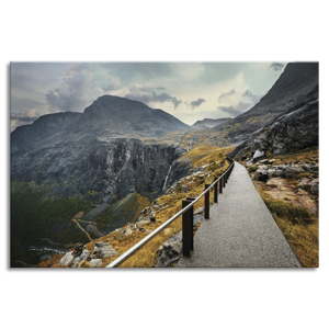 Obraz Styler Glasspik Views Norway Mountains, 80 x 120 cm