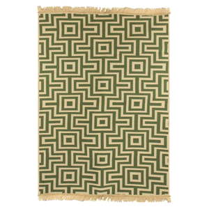Zelený koberec Ya Rugs Kare, 80 x 150 cm