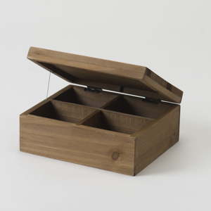 Úložný box z jedlového dřeva Compactor Vintage, šířka 18,2 cm