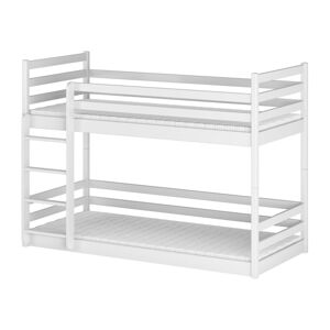 Bílá patrová dětská postel 80x200 cm Mini - Lano Meble